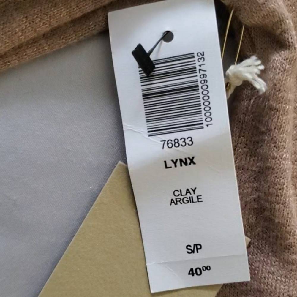 SOLD- WILFRED FREE• LYNX• Long Sleeved Adjustable Top  #Clay Argil #Lynx - Picture 10 of 12
